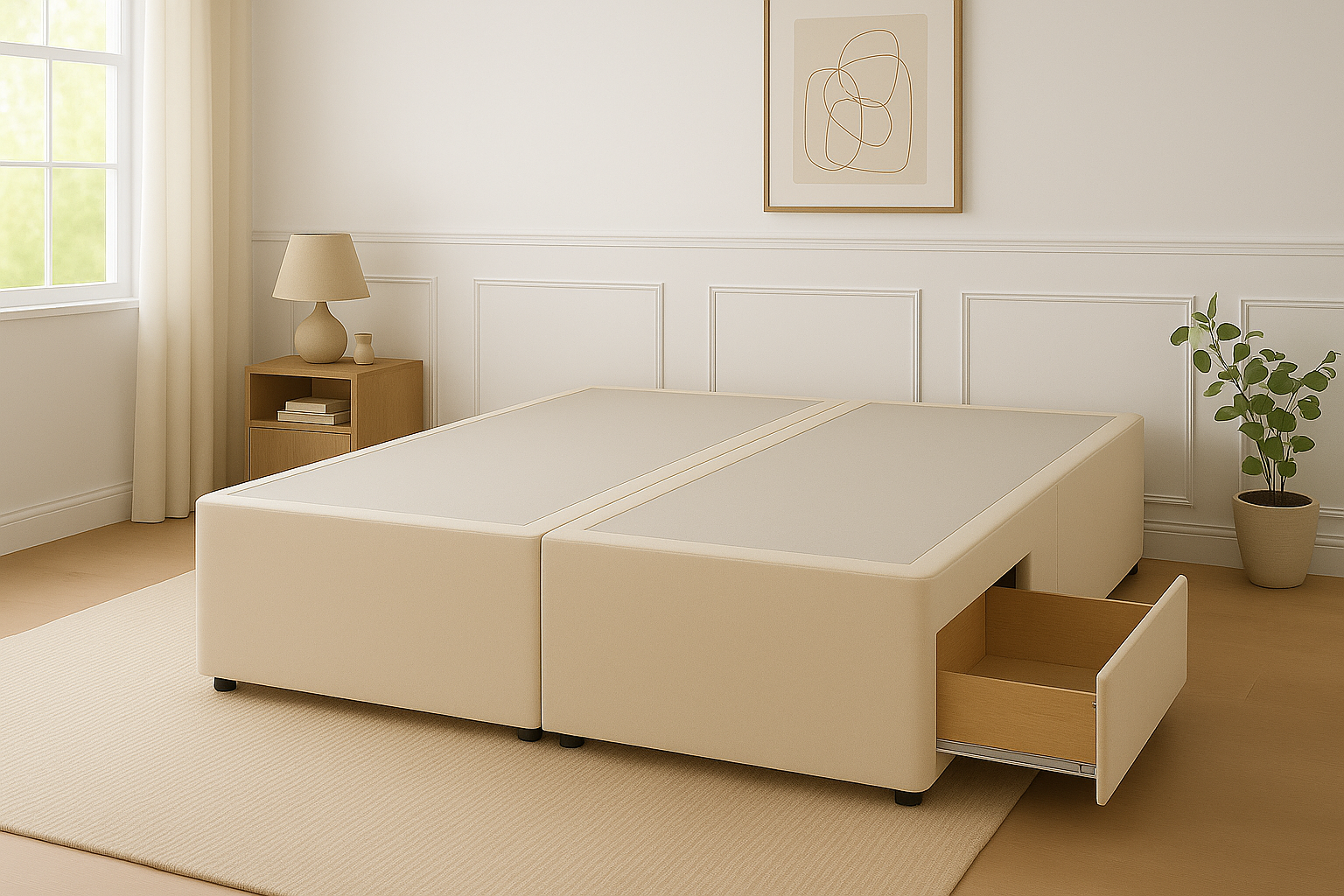 NanoSleep Original Divan Base 2 Drawers